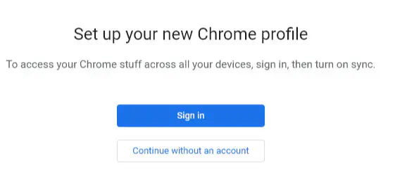 Google Chrome Добавить новый профиль пользователя