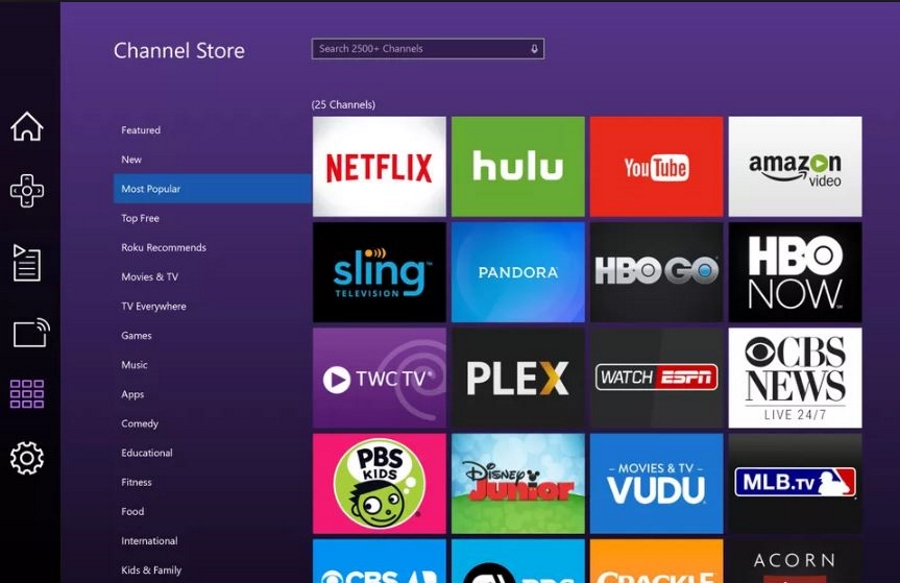 Как загрузить и установить приложение Spectrum TV на Roku
