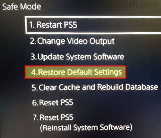 Как восстановить настройки PlayStation 5 по умолчанию