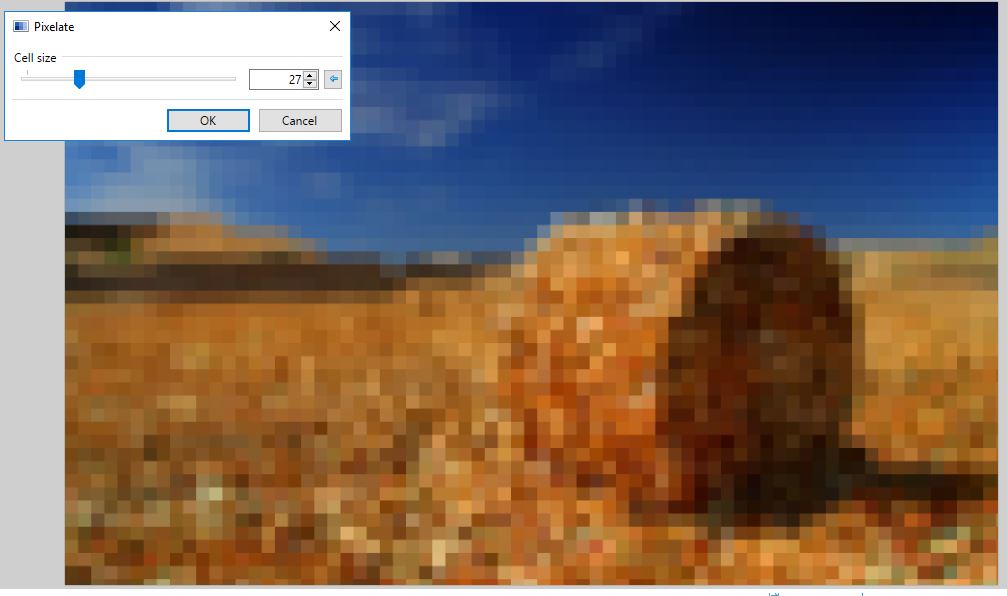 Как пикселизировать изображение