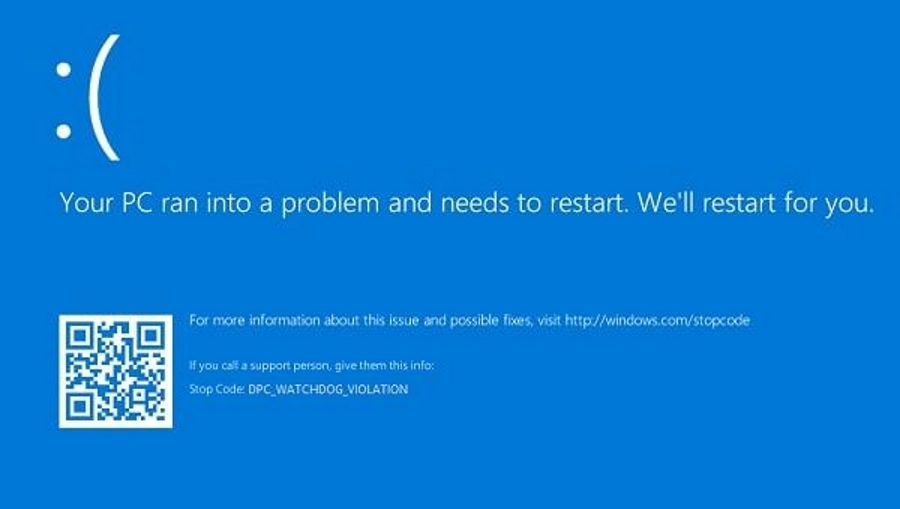 Как исправить ошибки нарушения сторожевого таймера DPC в Windows