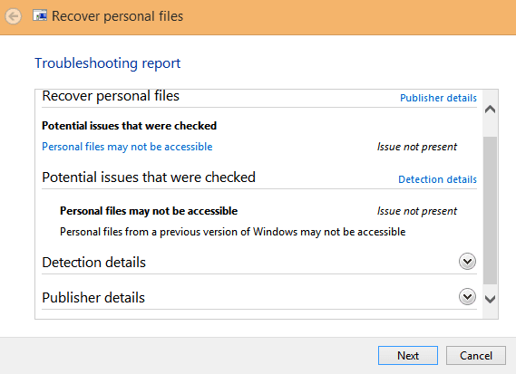 Как автоматически извлечь личные файлы из папки Windows.old