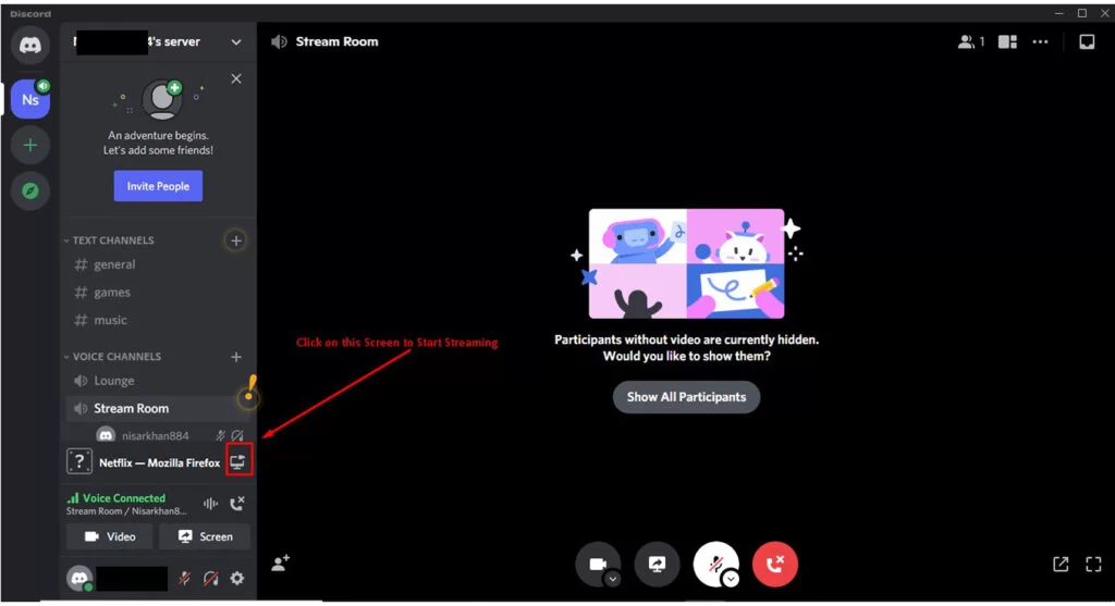 Как транслировать Netflix на Discord?