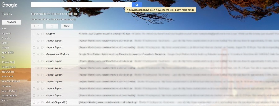 Как изменить фон Gmail и другие интересные приемы