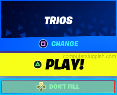 Как остановить игроков, которые могут присоединиться к вашей партии в Fortnite