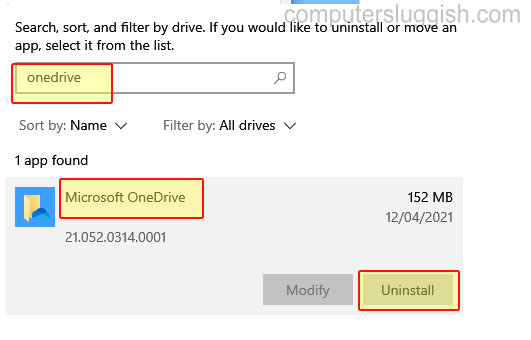 Как удалить Microsoft OneDrive в Windows 10