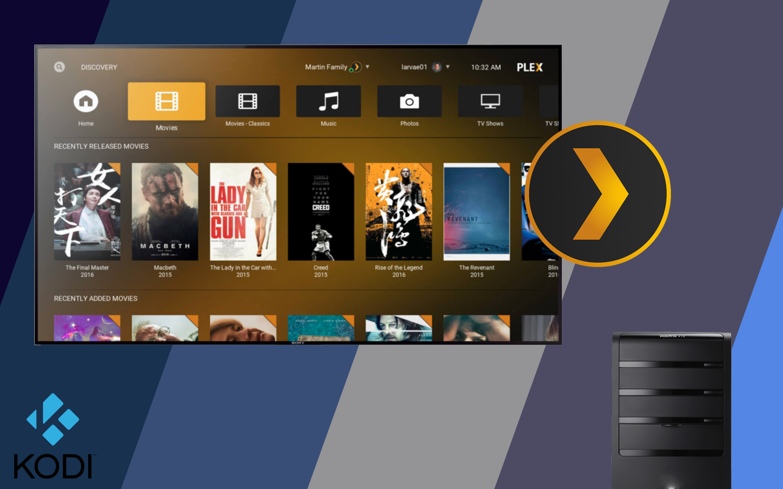 Как транслировать ваш сервер Plex в Kodi