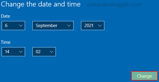 Как вручную изменить время в Windows 10