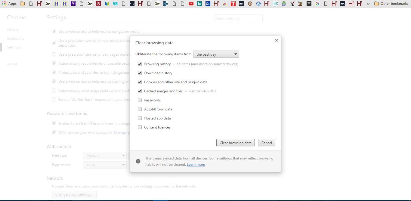 Как очистить кэш Google Chrome