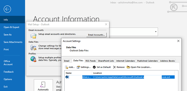 Как использовать Microsoft Outlook Backup tool Office Outlook 2002, 2012, 2013, 2016, 2019, Office 365