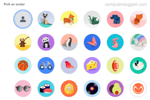 Изменение изображения профиля пользователя в Google Chrome