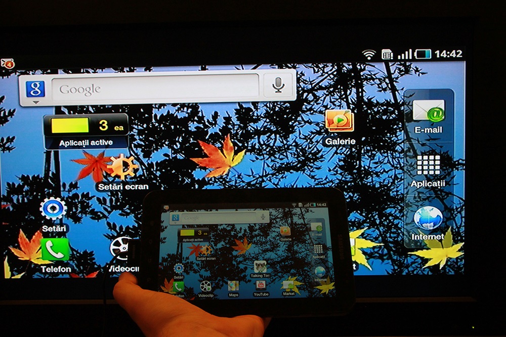 Galaxy Note 10.1 Как сделать экран зеркальным