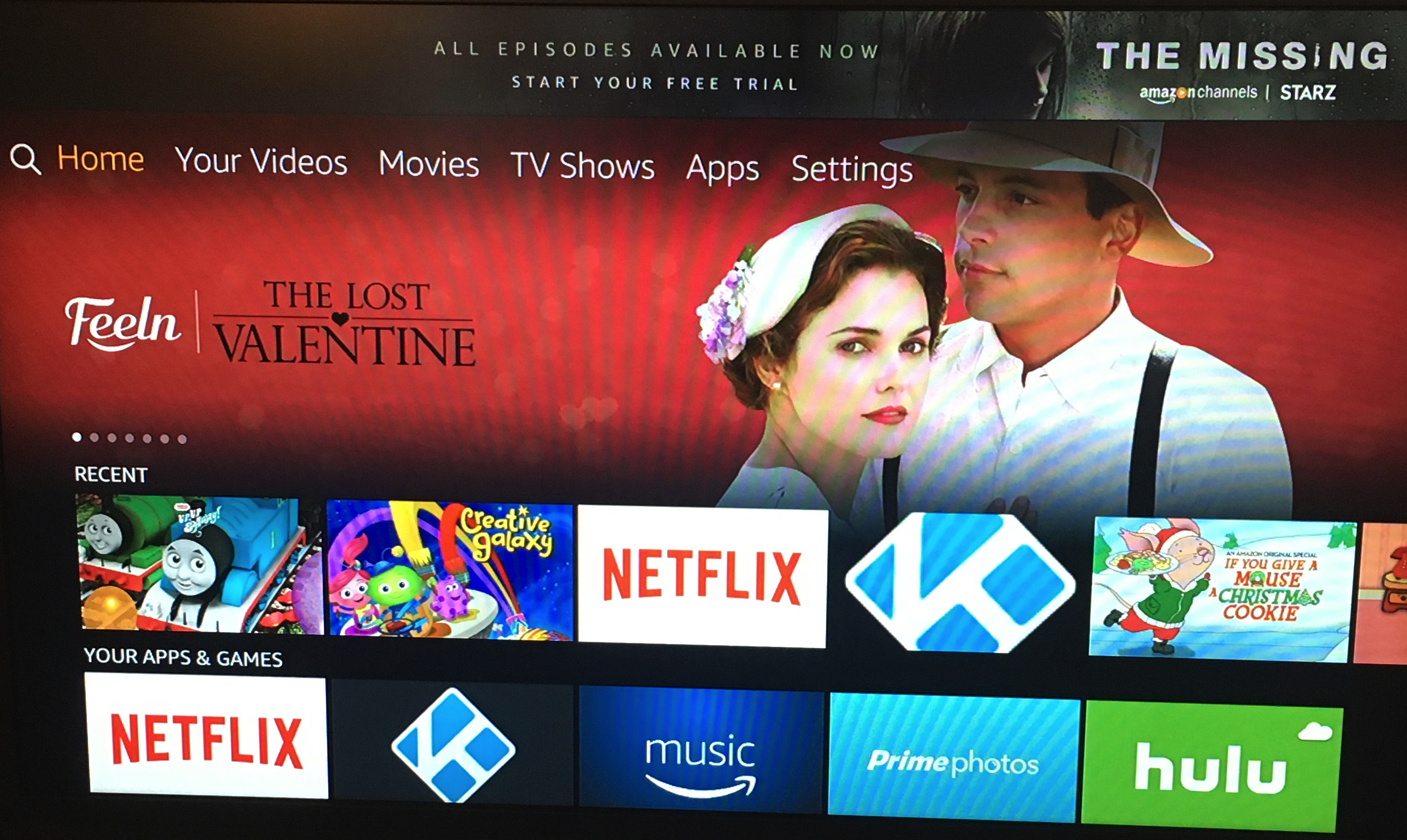 Как добавить Kodi в ящик последних приложений на устройстве FireStick TV