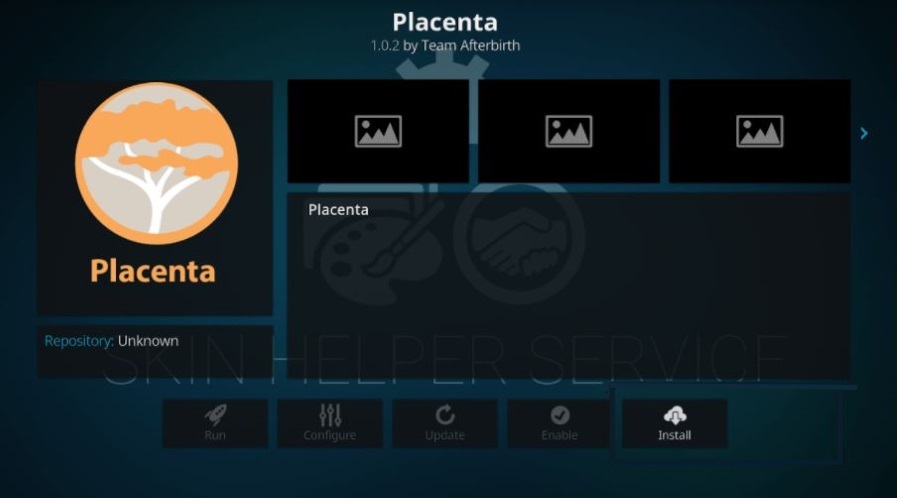 Как установить Placenta на Kodi