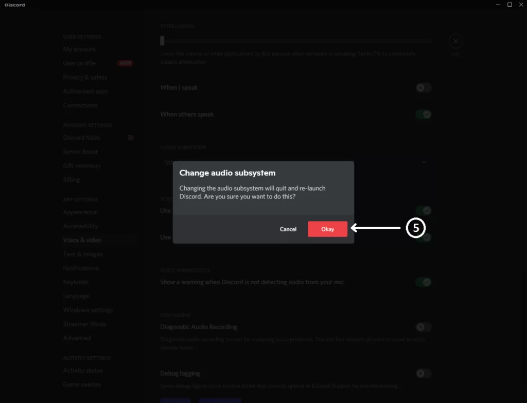 Исправьте проблему неработающего звука Discord