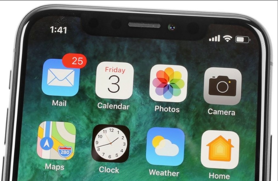 Как показать процент заряда батареи на iPhone X
