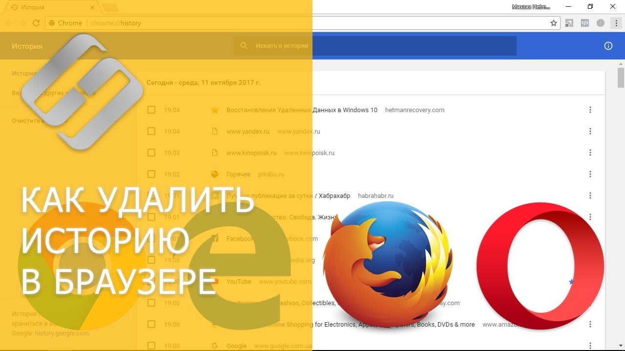 Автоматическое удаление истории просмотра, кэша, файлов cookie в Google Chrome, Firefox, IE, Opera, Edge